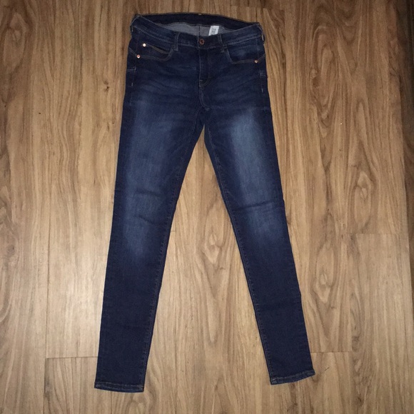 H&M Dark Wash Jeggings - Picture 2 of 3